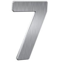Basi 7300-0007 Huisnummerbord RVS - thumbnail