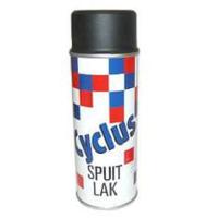 Cycplus Cyclus spuitlak 400cc hittebestendig zwart - thumbnail