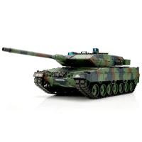 Torro 1/16 RC Leopard 2A6 Camouflage BB+IR met metalen tracks (2024 versie) - thumbnail