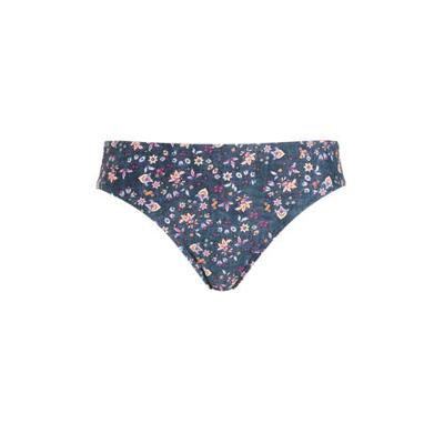 ESPRIT Women Beach gebloemd bikinibroekje blauwgrijs