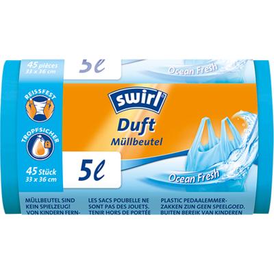 Swirl Pedaalemmerzak Geparfumeerd 5 liter 45 Stuks Swirl Pedaalemmerzak Geparfumeerd 5 liter 45 Stuks