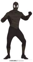 Zwarte Spiderman pak Volwassenen - thumbnail