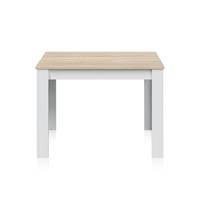 Eettafel LILIAN Wit Bruin Hout 109 x 67 x 78 cm - thumbnail