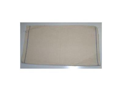 Schoteldoek ecru blauwe rand 10 stuks