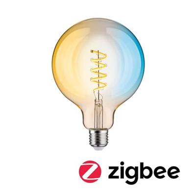 29161 Paulmann Home LED-lamp E27 Energielabel: G (A - G) 7.5 W Warmwit tot koudwit Goud 29161 Paulmann Home LED-lamp E27 Energielabel: G (A - G) 7.5 W Warmwit tot koudwit Goud