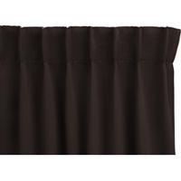 Lifa Living Geweven Gordijn - Haken - 150 x 250 cm - Verduisterend & Isolerend Kleur: Bruin - thumbnail