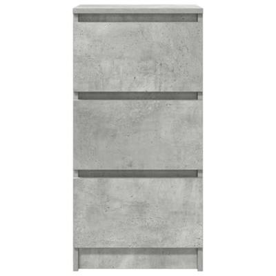 Dressoir 37,5x35x76 cm bewerkt hout betongrijs