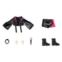 Original Character Accessories for Nendoroid Doll Figures Outfit Set: Idol Outfit - Girl (Rose Red) - thumbnail