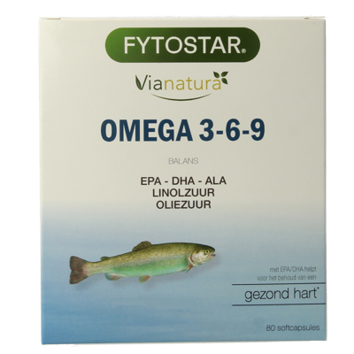 Vianatura omega 3-6-9 80 Capsules