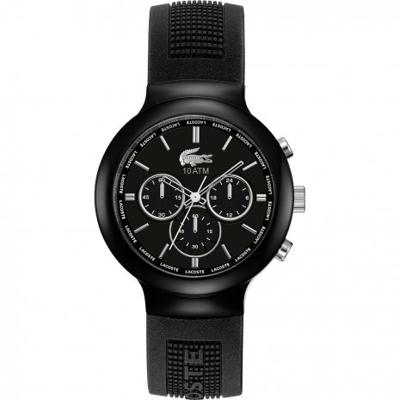 Lacoste horlogeband 2010685 / LC-61-1-29-2425 Rubber Zwart 16mm Lacoste horlogeband 2010685 / LC-61-1-29-2425 Rubber Zwart 16mm