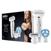 Braun Silk-épil 9 Flex 9-010 - Epilator Voor Vrouwen Met Flexibele Kop Voor Ontharen, Wit/Goud - thumbnail