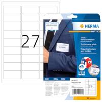 Naambadge etiket herma 4511 63.5x29.6mm wit - thumbnail