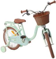 AMIGO Fairy 16 Inch Meisjes Terugtraprem Mintgroen - thumbnail