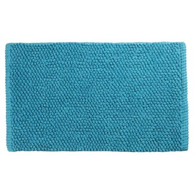 Differnz Popcorn badmat geschikt voor vloerverwarming 100% katoen 50 x 80 cm petrol Differnz Popcorn badmat geschikt voor vloerverwarming 100% katoen 50 x 80 cm petrol