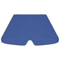 Vervangingsluifel voor schommelbank 188/168x110/145 cm blauw - thumbnail