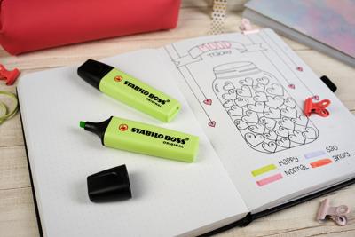Stabilo boss original pastel - markeerstift - set 4 stuks Stabilo boss original pastel - markeerstift - set 4 stuks