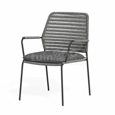 David Dining Tuinstoel Charcoal - Tierra outdoor
