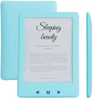 Silvergear® Ebook Reader met Achtergrondverlichting | 6-Inch E-Ink-Touchscreen | 4 GB Geheugen voor 3000+ E-Books | Reflectievrij en Lichtgewicht | Blauw - thumbnail