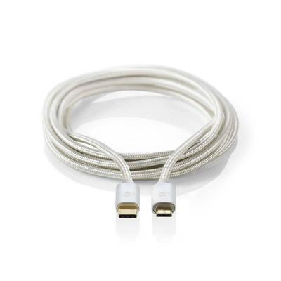 Nedis CCTB60650AL30 Kabel Usb 2.0 Type-c Male - Micro-b Male 3,0 M Aluminium Nedis CCTB60650AL30 Kabel Usb 2.0 Type-c Male - Micro-b Male 3,0 M Aluminium