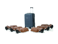 Laerdal Little Anne QCPR 6-pack stapelbaar, donkere huid - thumbnail