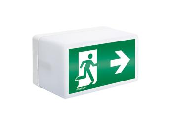 ESYLUX EN10026836 Vluchtwegverlichting Plafondmontage Rechts