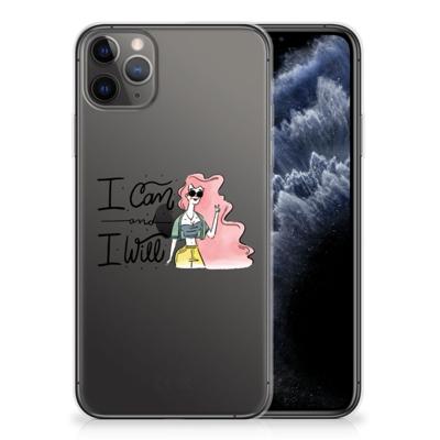 Apple iPhone 11 Pro Max Telefoonhoesje met Naam i Can Apple iPhone 11 Pro Max Telefoonhoesje met Naam i Can