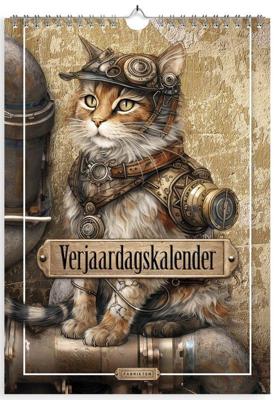 Verjaardagskalender Steampunk A4