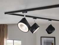 Paulmann 230V-railsysteem lamp URail LED vast ingebouwd 14 W LED Zwart (mat), Chroom - thumbnail
