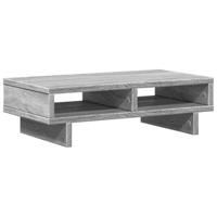 Monitorstandaard 50x27x15 cm bewerkt hout grijs sonoma eiken - thumbnail