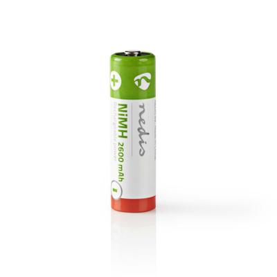 Oplaadbare NiMH batterij AA | 1,2 V | 2600 mAh | 4 stuks | Blister