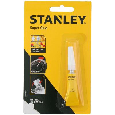 Secondenlijm Stanley ECA Sneldrogend Multifunctioneel (3 g)