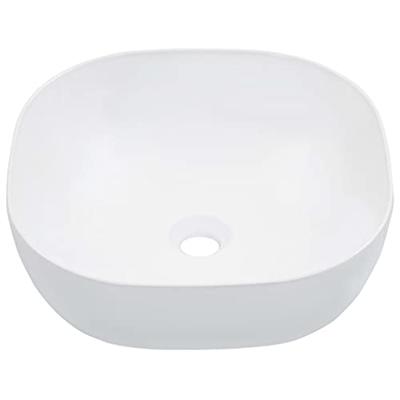 VidaXL Wastafel 42,5x42,5x14,5 cm keramiek wit VidaXL Wastafel 42,5x42,5x14,5 cm keramiek wit