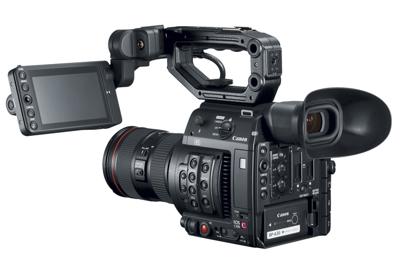 Canon EOS C200 EF-mount Cinema Camera with grip, viewfinder and monitor Canon EOS C200 EF-mount Cinema Camera with grip, viewfinder and monitor