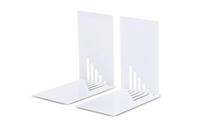 MAUL boekensteun metaal 14X8.5x14cm set 2 wit - thumbnail