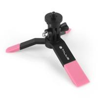 Talius Tal-Tri01 Selfie-statief, Bluetooth, universele stick, zwart, roze, universeel, 5,6 cm, 8 cm - thumbnail