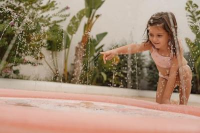 Little Dutch ocean dreams sprinklermat roze 150cm