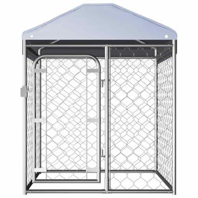 Hondenkennel voor buiten met dak 100x100x125 cm