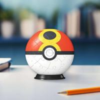 Ravensburger 3d puzzelbal pokémon pokébal, 54st. - thumbnail