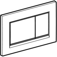 Geberit Sigma 20 (ex Sigma 30) bedieningspaneel glans wit/goud voor Sigma reservoirs 8cm (UP720) en 12cm (UP320) - thumbnail