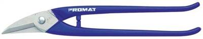 Promat/Tecwerk Gatenschaar | totale lengte 250 mm rechts | staal max. 1 mm RVS max. 0,5 mm | kwaliteitsstaal kunststof mantel - 4000810936