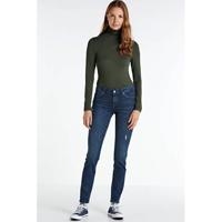 anytime mid rise skinny jeans blauw - thumbnail