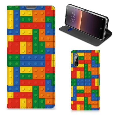 Sony Xperia L4 | Hoesje met Magneet | Blokken Sony Xperia L4 | Hoesje met Magneet | Blokken