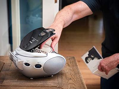 Lenco Draagbare stereo FM-radio met CD-speler Zwart/zilver - SCD-24 BL/SI