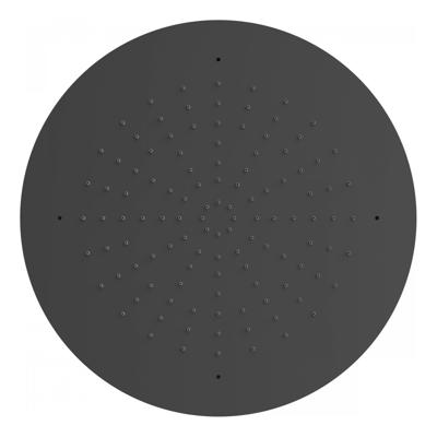 Hoofddouche Tres Plafond 50 cm Rond Mat Zwart
