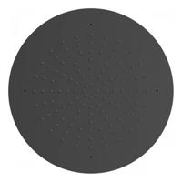 Hoofddouche Tres Plafond 50 cm Rond Mat Zwart - thumbnail