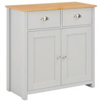 Dressoir 79x35x81 cm grijs - thumbnail