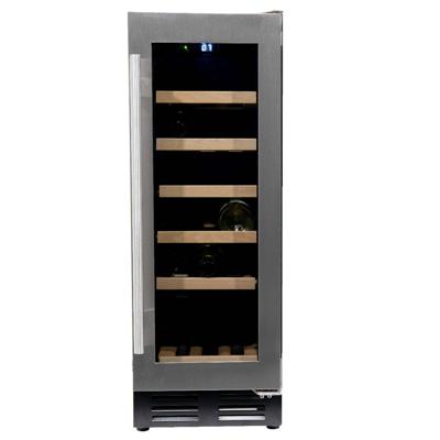 Vinata Tenibres Wijnklimaatkast Vrijstaand en onderbouw - Zilverkleurig - Wijnkoelkast 18 flessen - 82 x 29.5 x 57.5 cm