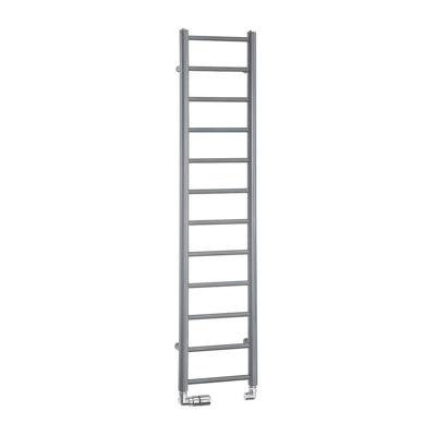 Handdoekradiator Sapho Dina Recht 30x138 cm Metallic Zilver Sapho