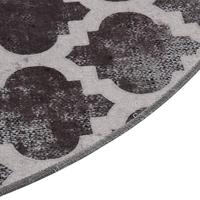 Vloerkleed wasbaar anti-slip 120 cm meerkleurig - thumbnail