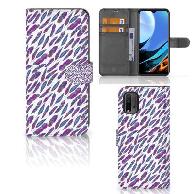 Xiaomi Redmi 9T | Poco M3 | Telefoon Hoesje | Feathers Color Xiaomi Redmi 9T | Poco M3 | Telefoon Hoesje | Feathers Color